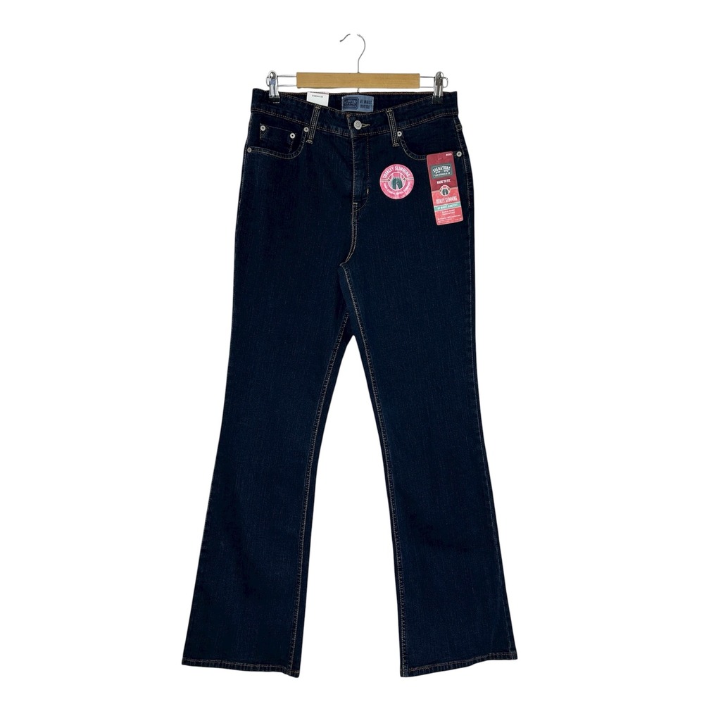 Signature by Levi Strauss & Co Totally Slimming Stretch Dark bootcut jeans 12m